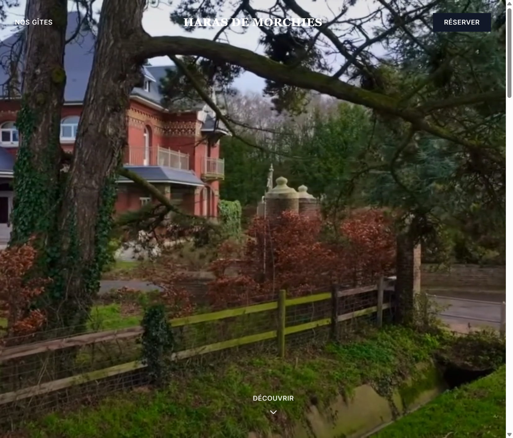 Haras de Morchies — site web réalisé par CJ Dev